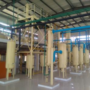 Wheat germ oil processing machine