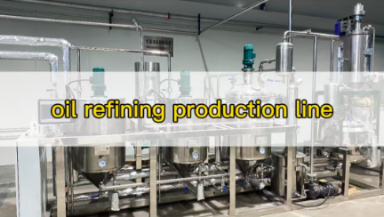 functional oil refining production line